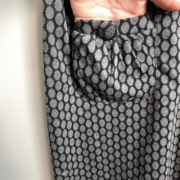 EnFocus‎ Women Charcoal Short Sleeve Oval Pattern Straight Shift Midi Dress 18W - Picture 3 of 14